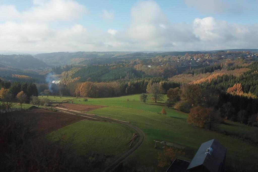 Le Grand Cerf 25 Pers, Malmedy- Chalet Rustique, Jardin Exterior photo