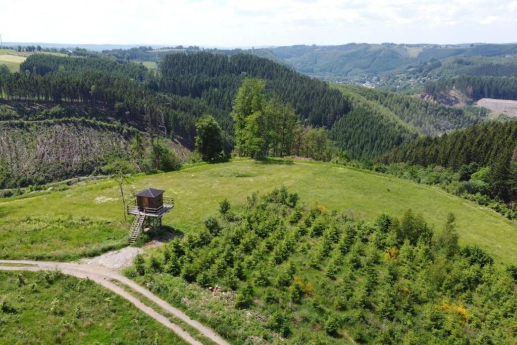 Le Grand Cerf 25 Pers, Malmedy- Chalet Rustique, Jardin Exterior photo